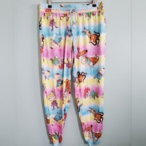 Nickelodeon Kids Pajama Bottoms - Multicolor Cartoon Design